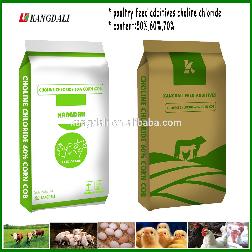 Choline Chloride 50% Silica 60% 70% Corn Cob For Animal Feed Additives